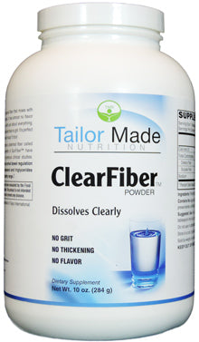 Clear Fiber is a soluble dietary fiber using patented SunFiber, made from partially hydrogenized guar gum (PHGG). Shown to improve intestinal health, microflora, immune health. Provides 3g tasteless and odorless fiber per serving. ClearFiber may support healthy triglycerides and cholesterol levels. Used in many Clinical studies demonstrating its numerous health benefits.