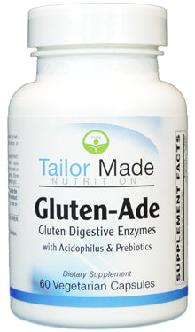 Comprehensive digestive enzyme formula to specifically aid in the digestion of gluten proteins for those with a gluten sensitivity. Also contains probiotics and pre-biotics for supportive digestive health. Specifically contains DPP-IV to fully metabolize peptides that can result from the incomplete digestion of gluten.