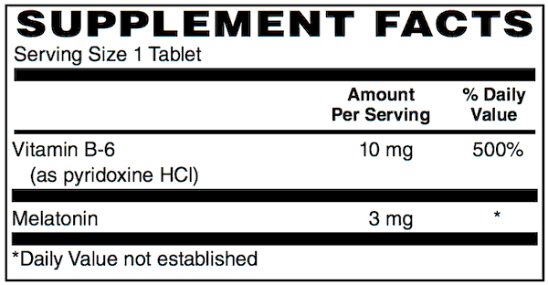 Melatonin 3mg 60 Tabs