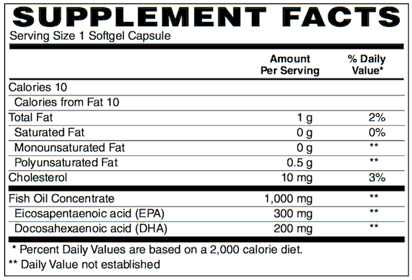 Super Omega 3 Enteric Coated - 120 Softgels