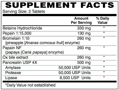 Superzymes - 180 Tabs