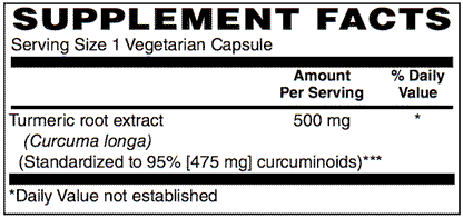 Turmeric Extract 500mg 60 Vcaps